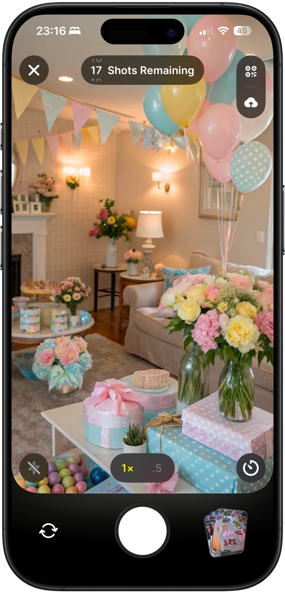 Monoroll camera view