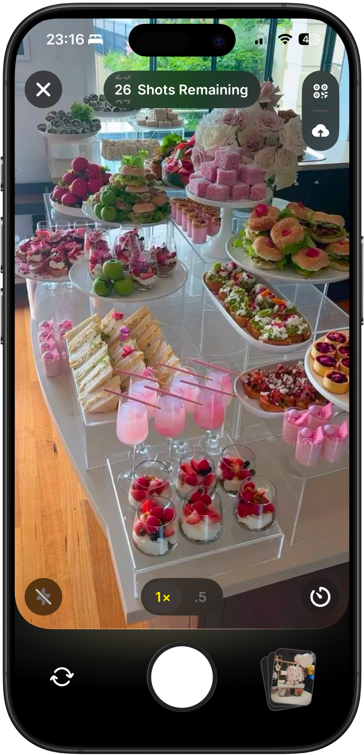 Monoroll camera view