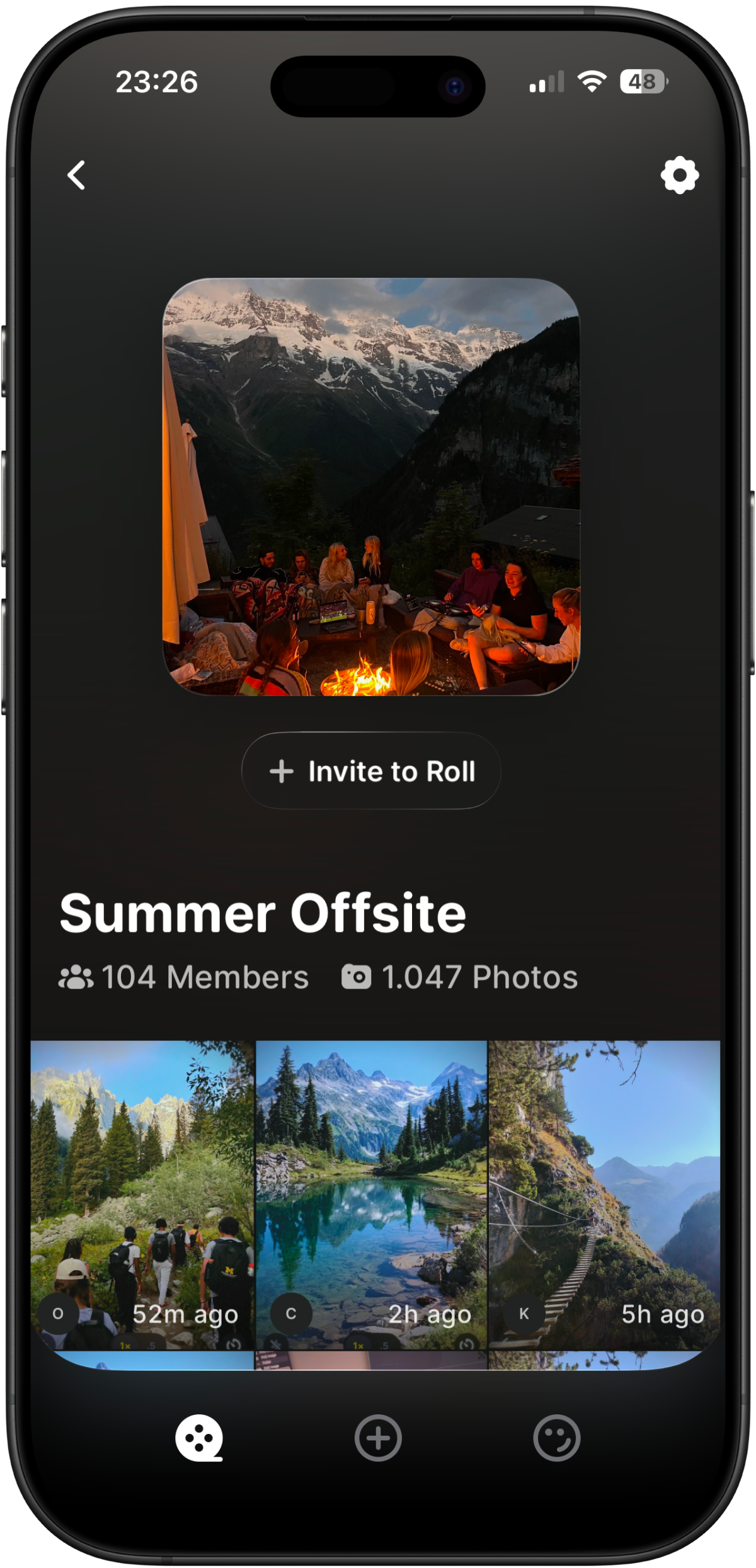 Monoroll roll detail