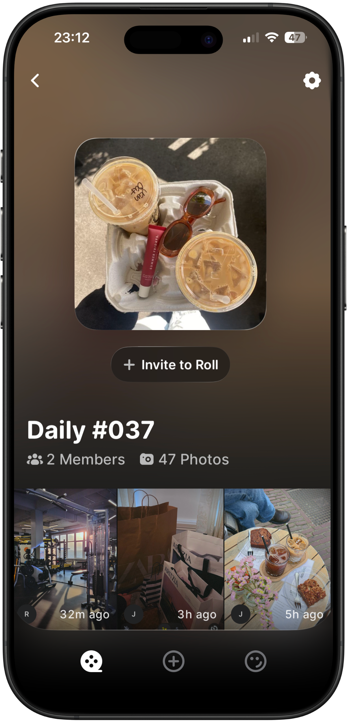 Monoroll roll detail