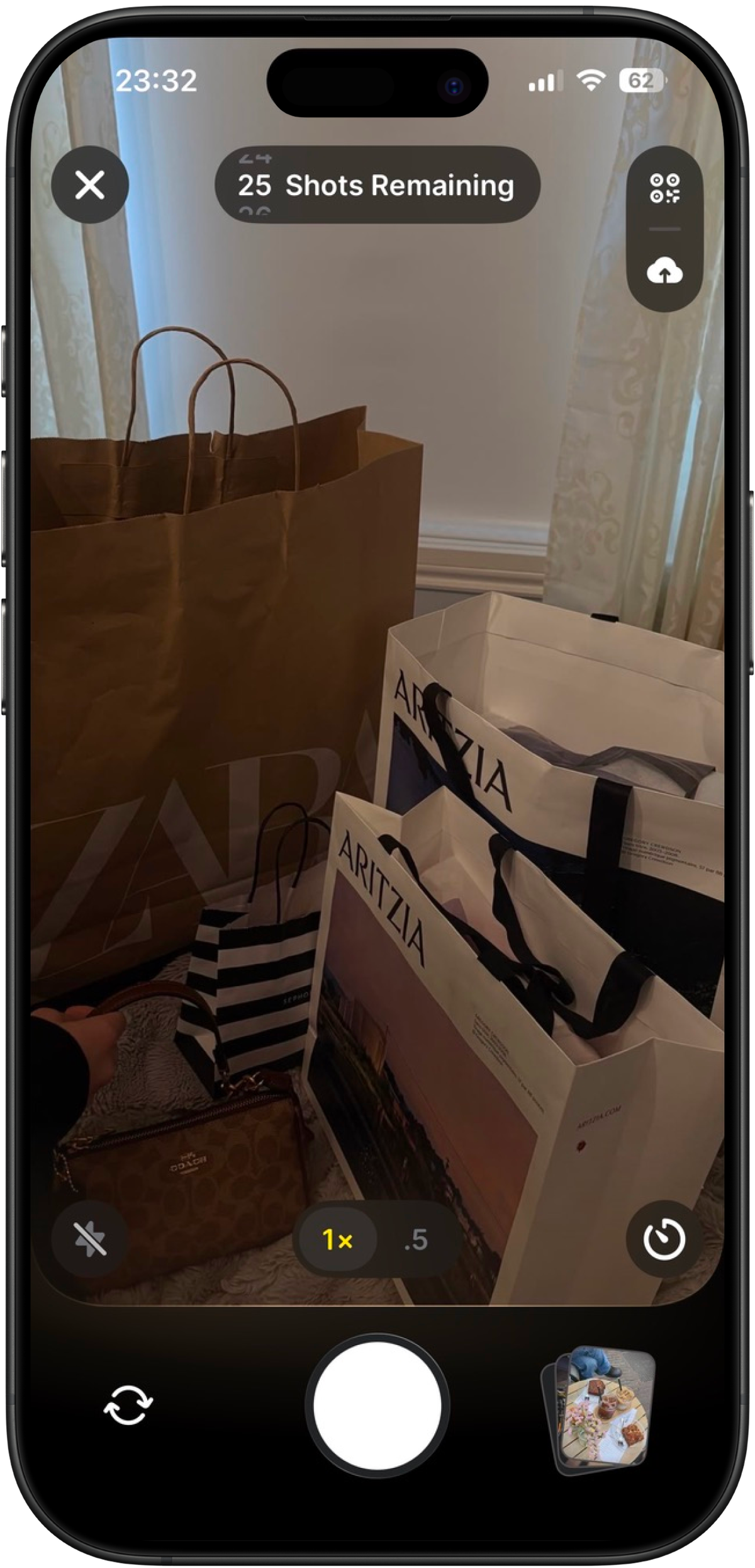 Monoroll camera view